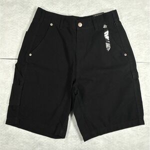 LCKR Lajoie Mens Small Black Utility Casual Stretch Cargo Shorts NWT